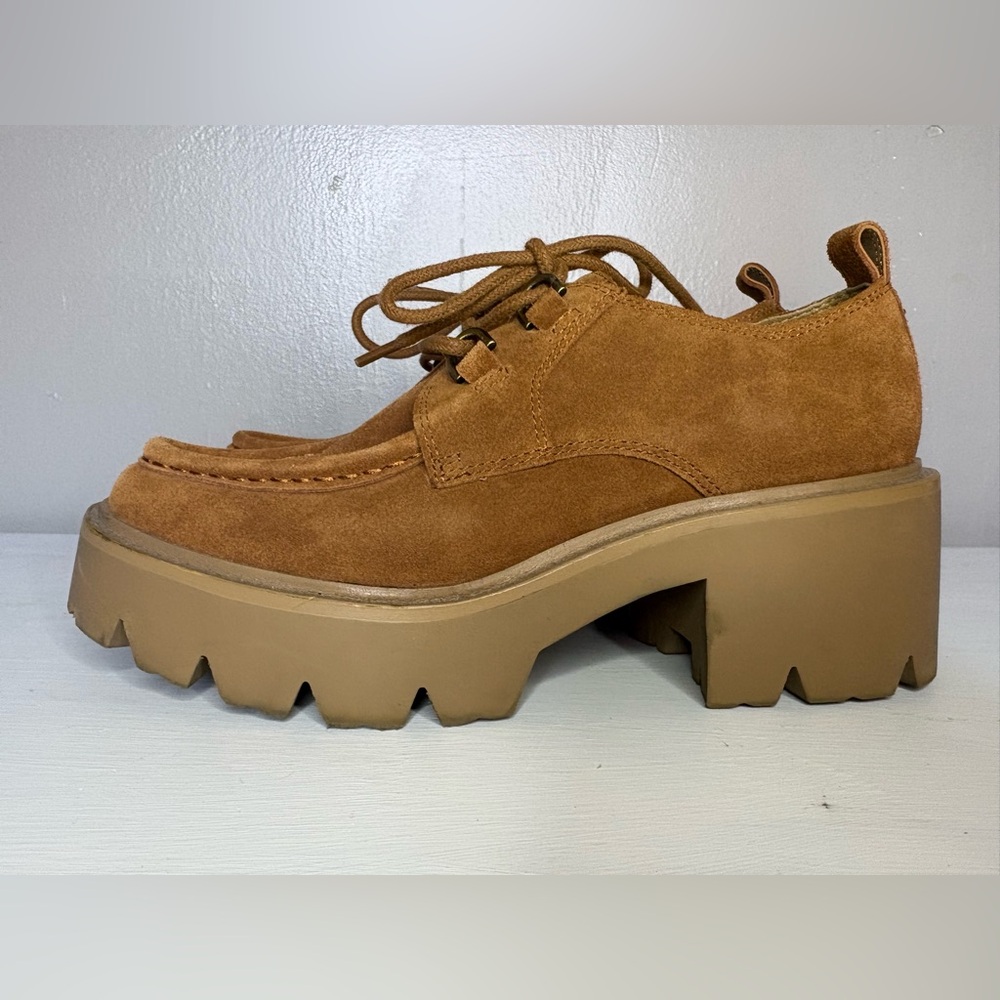 Sam Edelman suede platform loafers